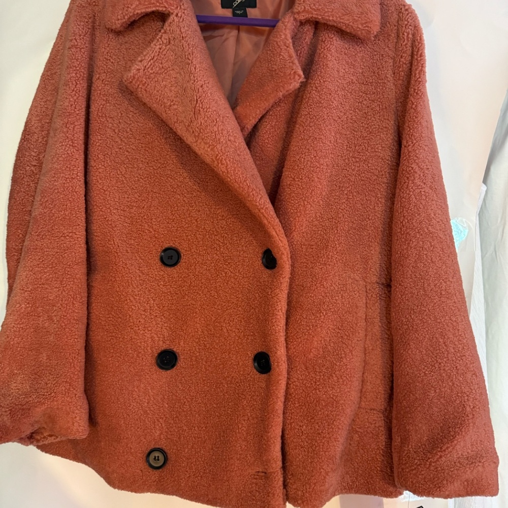 collectionb Faux Fur Coral Jacket NWT